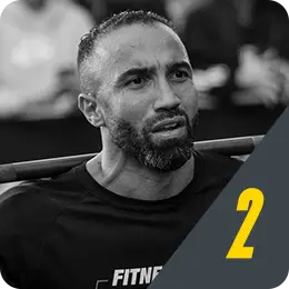 Photo de Samir ZRAIAA prise lors de la finale du Fitness Park Heroes 2023